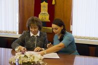 Подписание договора между ТвГУ и Тверским Центром НКО на проведение практик студентов университета в Ассоциации по развитию гражданского общества «Институт регионального развития»