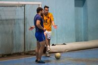 Матч по мини-футболу между сборной юридического факультета и работниками прокуратуры