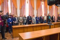 Торжественная церемония открытия портретной галереи ректоров вуза