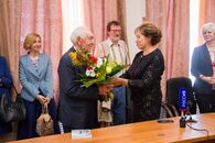 Торжественная церемония открытия портретной галереи ректоров вуза