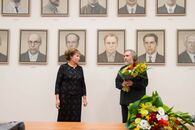 Торжественная церемония открытия портретной галереи ректоров вуза