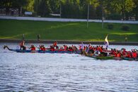 Межвузовские соревнования по гребле на лодках класса Дракон