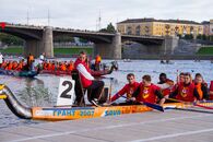 Межвузовские соревнования по гребле на лодках класса Дракон