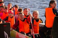 Межвузовские соревнования по гребле на лодках класса Дракон