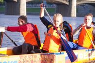 Межвузовские соревнования по гребле на лодках класса Дракон