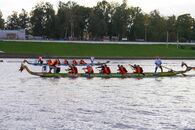 Межвузовские соревнования по гребле на лодках класса Дракон