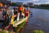 Межвузовские соревнования по гребле на лодках класса Дракон