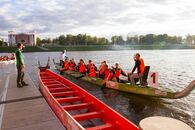 Межвузовские соревнования по гребле на лодках класса Дракон