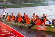 Межвузовские соревнования по гребле на лодках класса Дракон