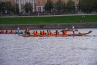 Межвузовские соревнования по гребле на лодках класса Дракон