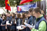 Студенты ТвГУ приветствуют XV Парад студенчества России