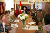 Встреча ректора со студентами-международниками