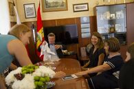 Встреча ректора со студентами-международниками