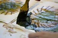 Мастер-класс «Старинные способы окрашивания бумаги»