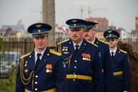 Торжественный митинг у мемориала «Воин-освободитель»