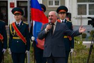 Торжественный митинг у мемориала «Воин-освободитель»