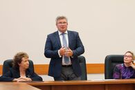 Встреча заместителя Председателя Правительства Тверской области А.В. Белоцерковского с первокурсниками ТвГУ