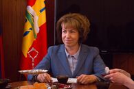 Встреча и.о. ректора ТвГУ Л.Н. Скаковской с участницами конкурса "Королева университета"