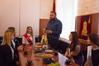 Встреча и.о. ректора ТвГУ Л.Н. Скаковской с участницами конкурса "Королева университета"
