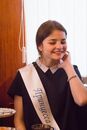 Встреча и.о. ректора ТвГУ Л.Н. Скаковской с участницами конкурса "Королева университета"