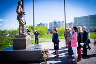 Митинг у памятника Воину-Освободителю на Соминке
