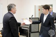 Встреча ректора с сотрудниками Института непрерывного образования и учащимися Академической гимназии ТвГУ