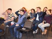 Мастер-класс «Хочу сниматься в кино» от режиссёра, педагога театра «Импровизация» Марины Евграфовой перед показом программы shnit CINEMA 2014