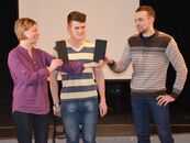 Мастер-класс «Хочу сниматься в кино» от режиссёра, педагога театра «Импровизация» Марины Евграфовой перед показом программы shnit CINEMA 2014