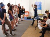 Работа аварийно-спасательного отряда ТвГУ «Terra incognita» на молодежном форуме "Селигер 2014"