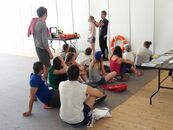 Работа аварийно-спасательного отряда ТвГУ «Terra incognita» на молодежном форуме "Селигер 2014"