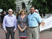 Праздничное шествие, посвященное «Дням славянской письменности и культуры». Церемония открытия памятника «Кирилла и Мефодия»