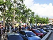 Праздничное шествие, посвященное «Дням славянской письменности и культуры». Церемония открытия памятника «Кирилла и Мефодия»