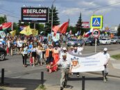Праздничное шествие, посвященное «Дням славянской письменности и культуры». Церемония открытия памятника «Кирилла и Мефодия»