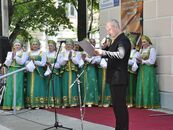 Праздничное шествие, посвященное «Дням славянской письменности и культуры». Церемония открытия памятника «Кирилла и Мефодия»