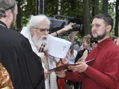 Праздничное шествие, посвященное «Дням славянской письменности и культуры». Церемония открытия памятника «Кирилла и Мефодия»