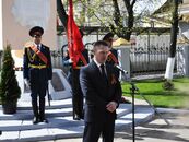 Торжественное возложение цветов к Стеле погибшим в годы Великой Отечественной войны сотрудникам университета