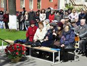 Торжественное возложение цветов к Стеле погибшим в годы Великой Отечественной войны сотрудникам университета