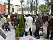 Торжественное возложение цветов к Стеле погибшим в годы Великой Отечественной войны сотрудникам университета