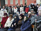 Торжественное возложение цветов к Стеле погибшим в годы Великой Отечественной войны сотрудникам университета