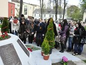 Торжественное возложение цветов к Стеле погибшим в годы Великой Отечественной войны сотрудникам университета