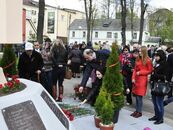 Торжественное возложение цветов к Стеле погибшим в годы Великой Отечественной войны сотрудникам университета