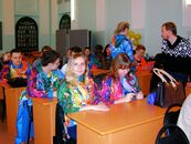 Встреча ректора со студентами-волонтерами