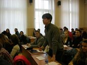 Встреча студентов ТвГУ с профессором Ныгусие Кассае