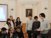 Студенты исторического факультета ТвГУ на исторической игре «Ярославское восстание 1918 г.»