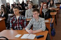 Доклад преподавателя Марбургского университета Х.А. Виганда на пленарном заседании Международной студенческой научной конференции на факультете иностранных языков и международной коммуникации
