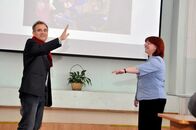 Доклад преподавателя Марбургского университета Х.А. Виганда на пленарном заседании Международной студенческой научной конференции на факультете иностранных языков и международной коммуникации