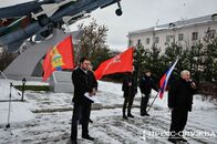 Траурный митинг, посвященный Герою России Олегу Пешкову