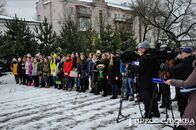 Траурный митинг, посвященный Герою России Олегу Пешкову