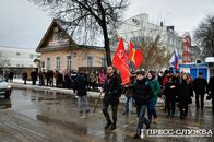 Траурный митинг, посвященный Герою России Олегу Пешкову