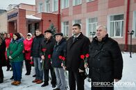 Траурный митинг, посвященный Герою России Олегу Пешкову